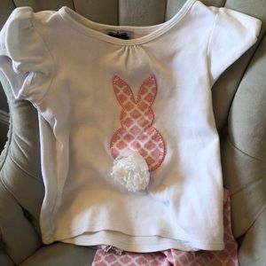 Mudpie 4th adorable bunny outfit